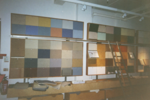 Construction Resources Showroom Sample wall to help choose and specify