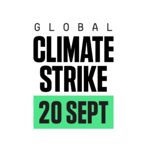Global Climate Strikes logo EN colour