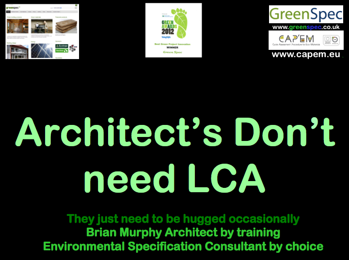 Architects Don't Need LCA CPD