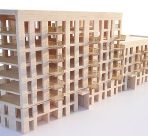 Bridport House CLT superstructure Model