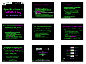 GBE CPD Cover 9 Slide/Page Handout Specification NBS World