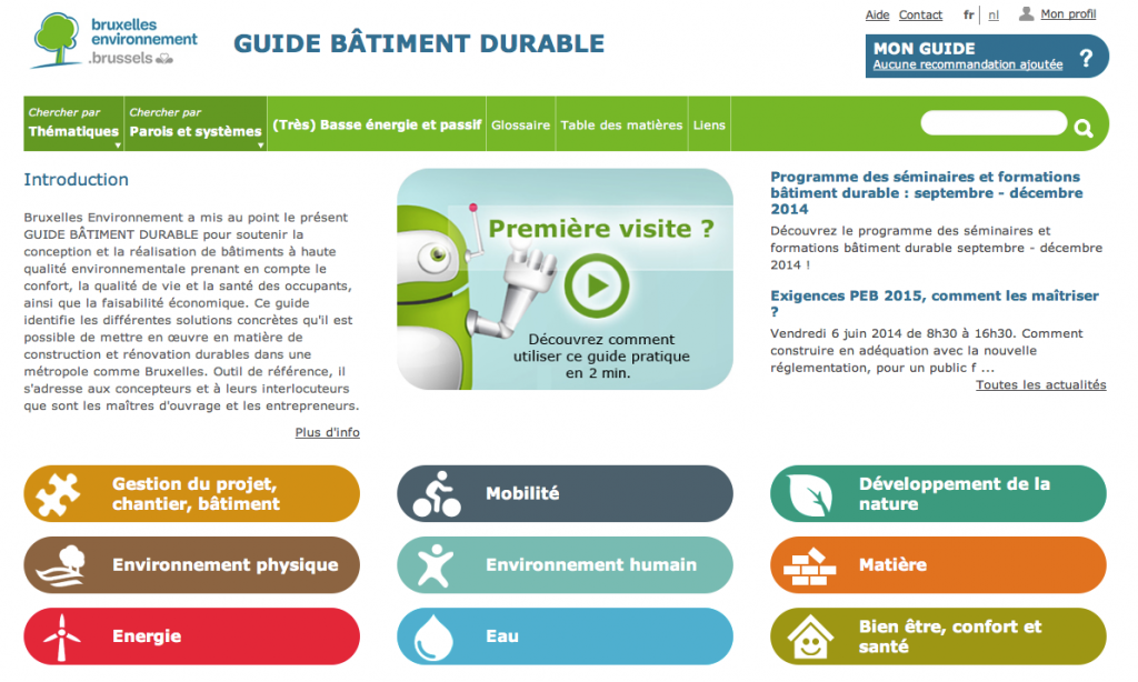 Guide Batiment Durable Home Page