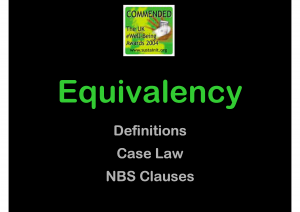Equivalency Cover, GBE CPD, Or Equivalent,