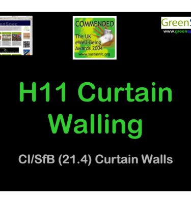 H11 Curtain Walling Lecture Cover