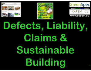 Legal Defects Liability Claims Sus Building CPD Cover PNG