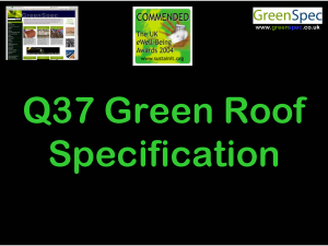 Q37 Green Roof SpecificationCDHandout