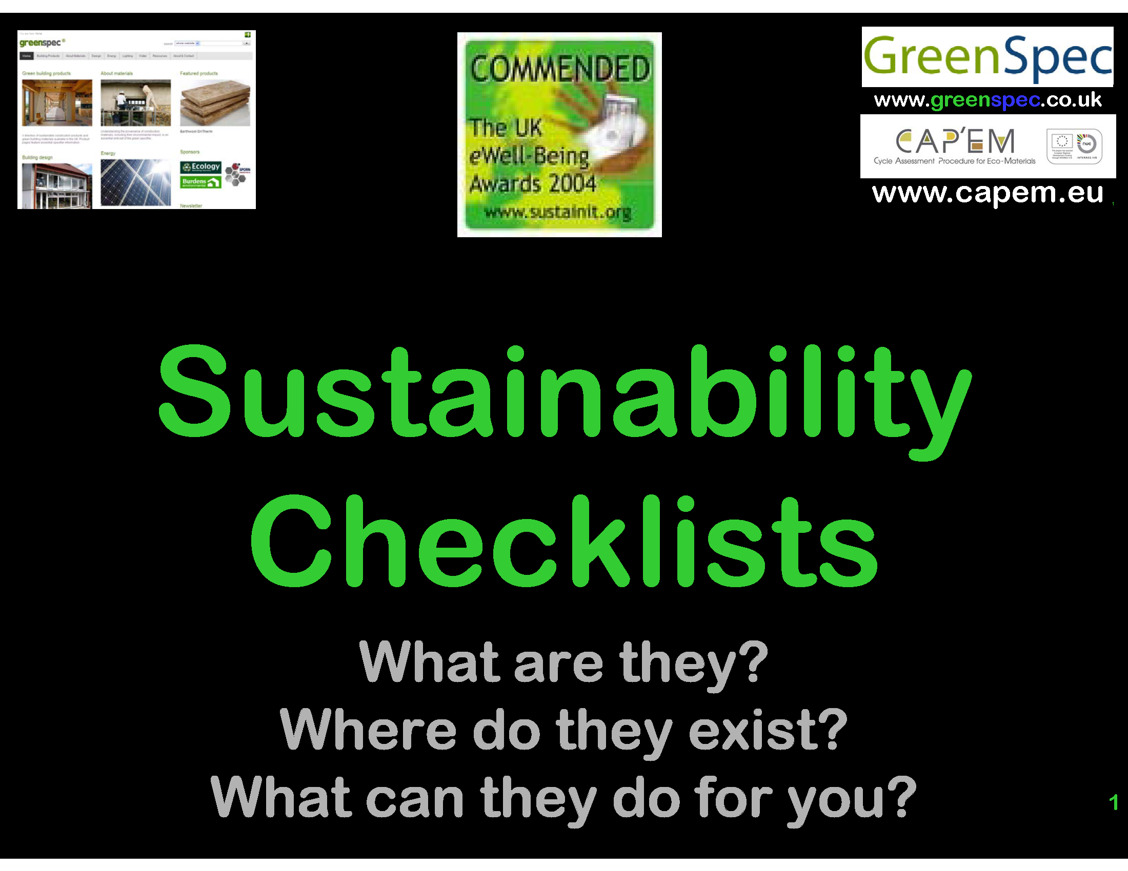 GBE CPD Sustainability Checklists Cover PNG