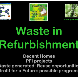 Waste Segregation Refurbishment CDP Topic Refurbishment Retrofit Navigation
