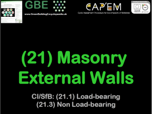 GBE Lecture (21) Masonry Ext Walls S1
