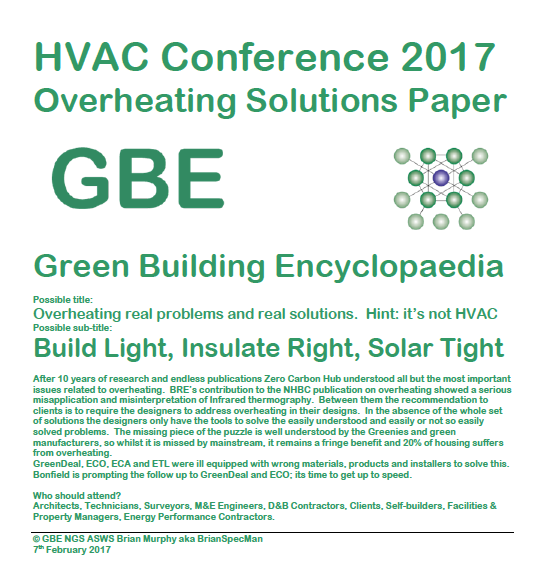 GBE HVAC Conference 2017 Overheating Solutions Paper