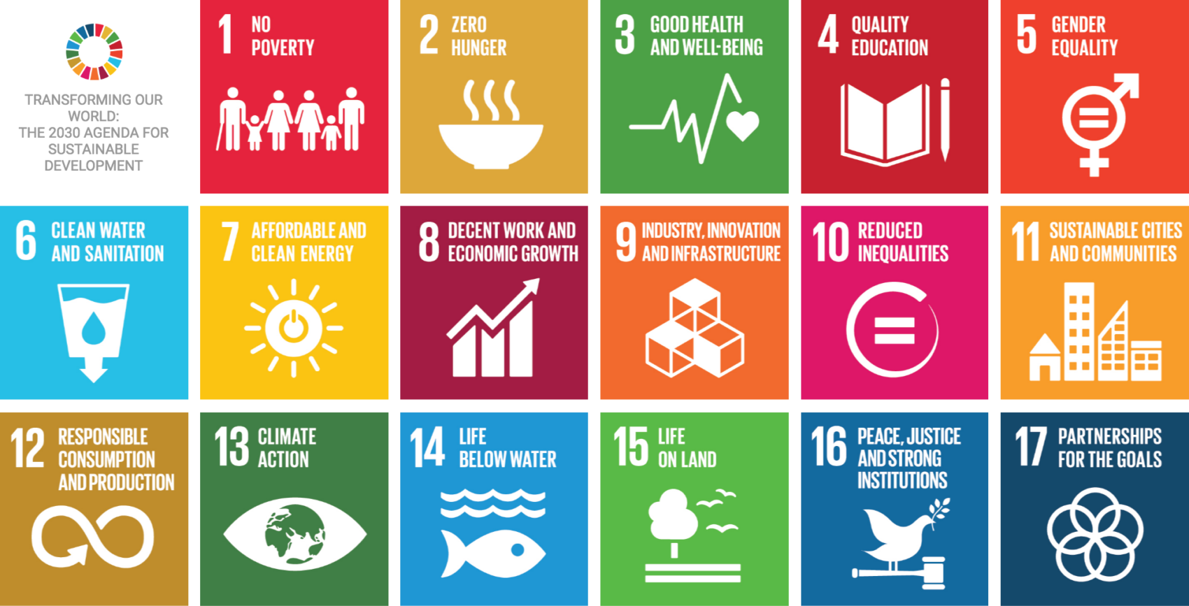 UN SDGs Sustainable Development Goals