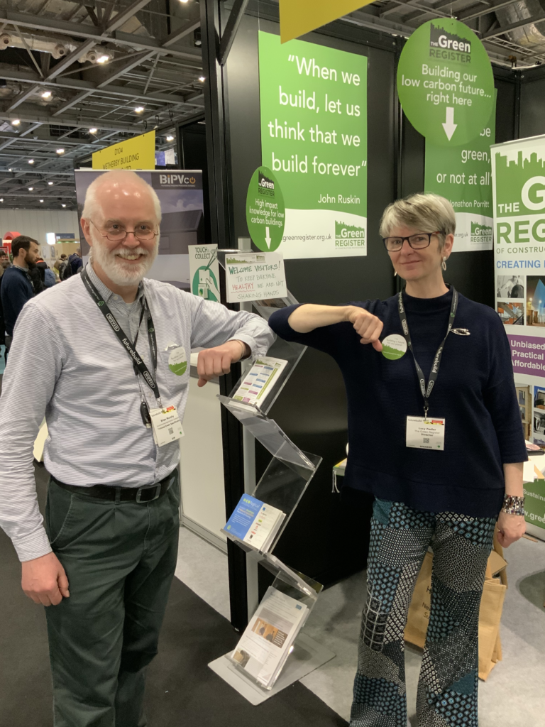 Brian+TGR Lucy Coronavirus Elbow Pumps FutureBuild2020 IMG_2204