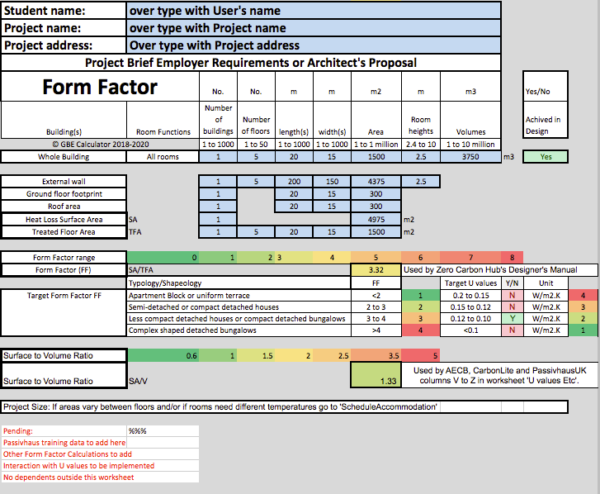 GBE Green Building Calculator Form Factor A13 BRM 250520 PNG