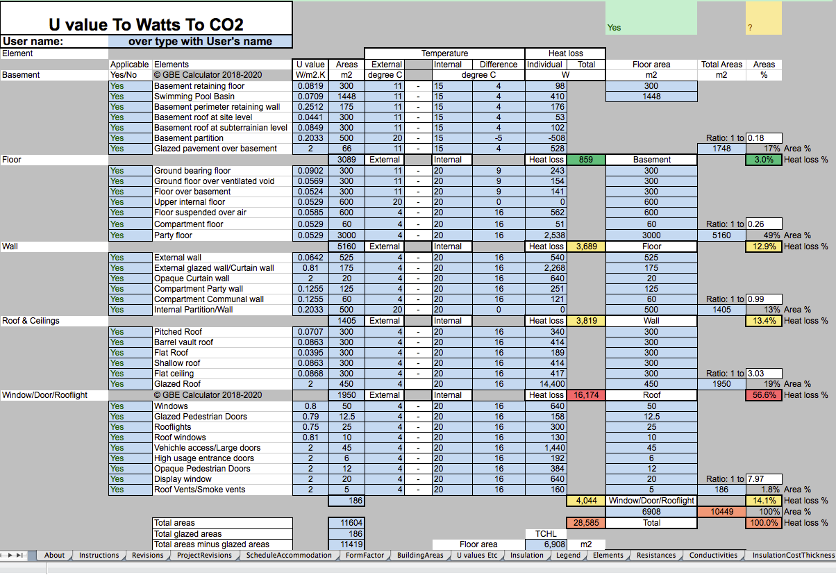 GBE Green Building Calculator U To Watts To CO2 A13 BRM 210520 PNG