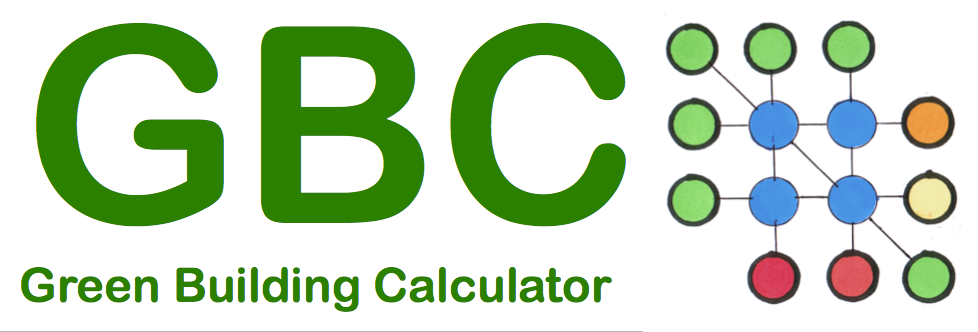 GBE Green Building Calculator Logotype Dark
