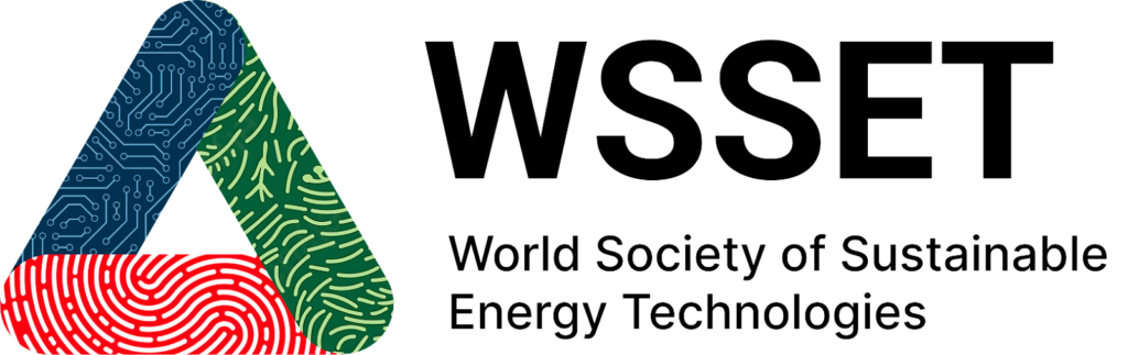 World Society of Sustainable Energy Technology WSSET Black logo