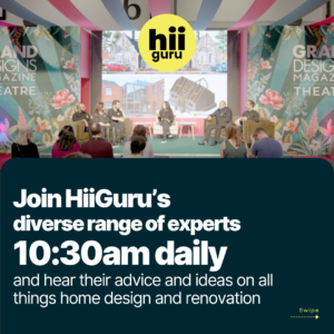 Grand Design Live 2024 London HiiGuru Series 4th to 12th May 10:30am