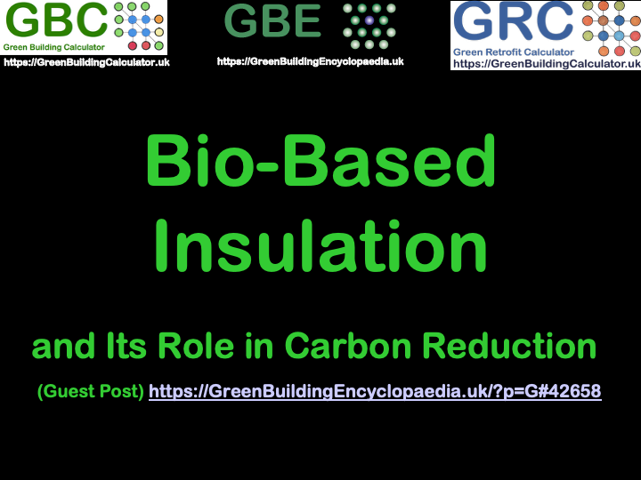 Bio-based Insulation Guest Post Cover Slide S1 Slide9 Green Building Encyclopaedia Green Building Learning