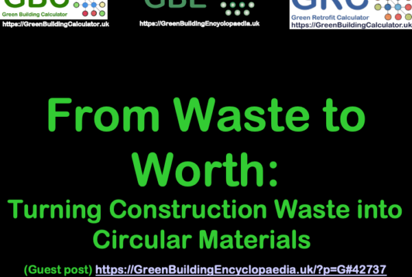 Waste to Worth GBE Guest Post Cover Slide S1 Slide14 Green Building Encyclopaedia Green Building Learning