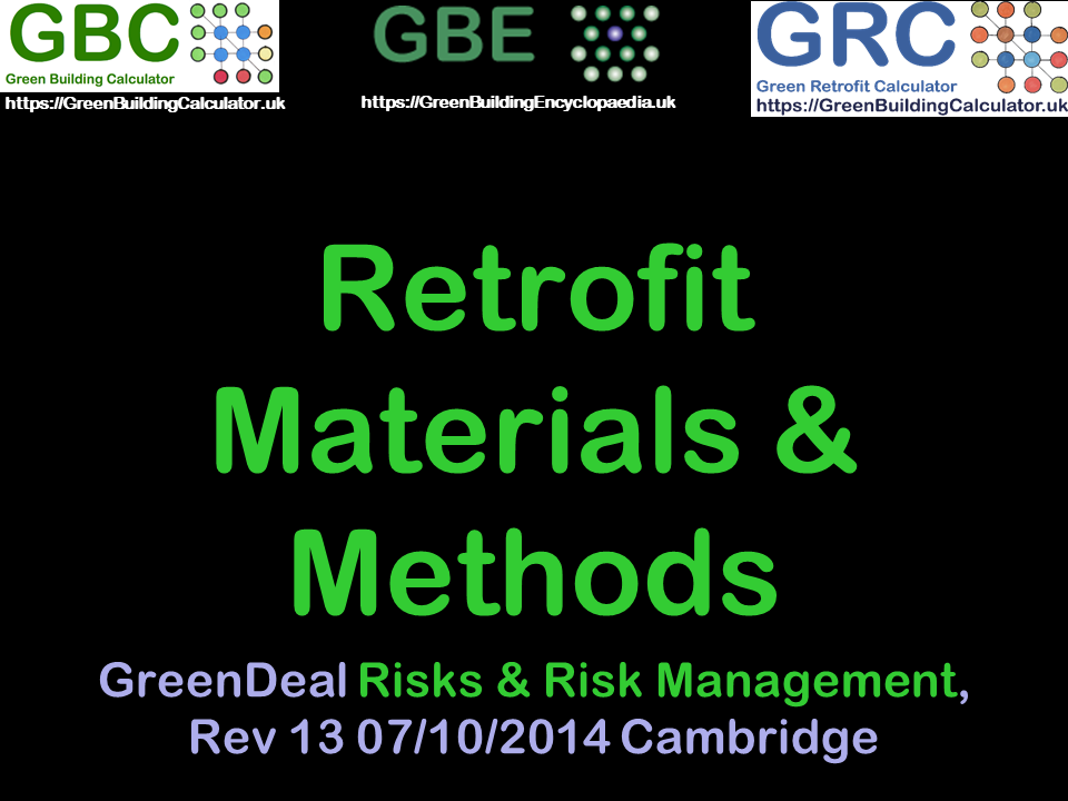 GBE CPD Retrofit Material Methods