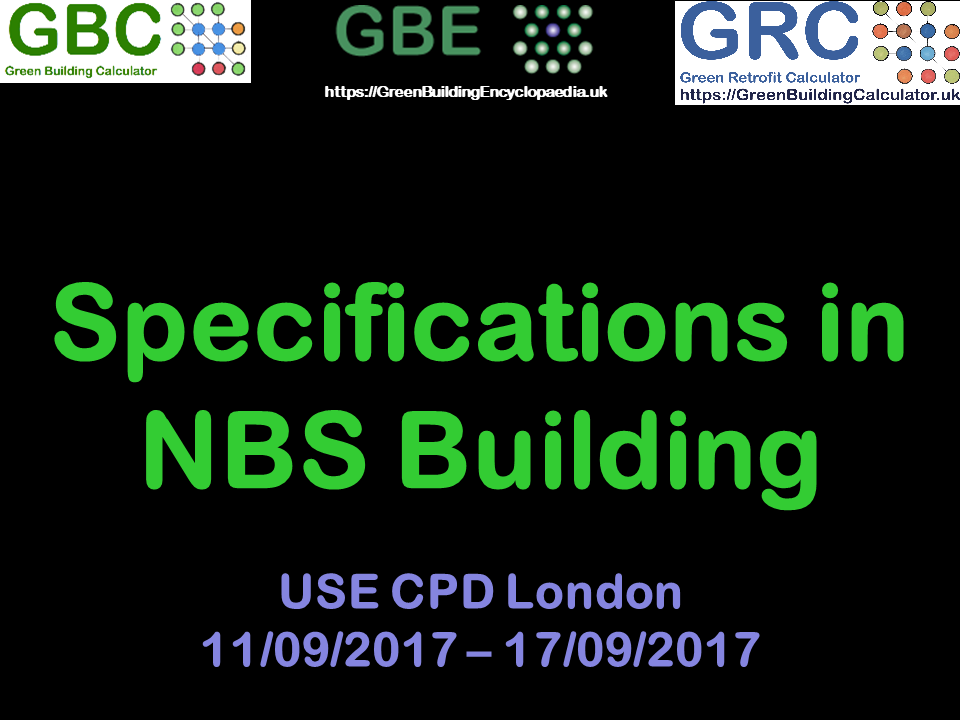 GBE CPD Spec In NBS Software Working