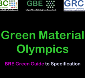GBE CPD BRE GreenGuide Green Materials Olympics Short