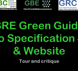 GBE CPD BRE Green Guide To Specification 4 S1