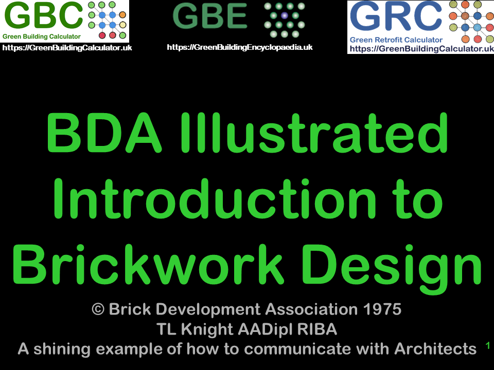 Book BDA Illustrated Guide to Brickwork Design (CPD) G#2103 N#238