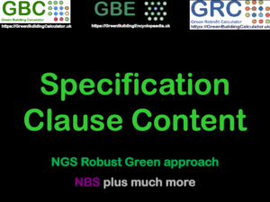 GBE CPD SpecificationClauseContent S1