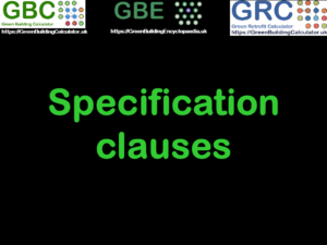 GBE CPD SpecificationClauses S1