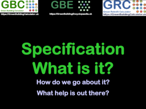 GBE CPD Specification What Is It S1