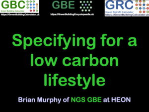 GBE CPD SpecifyingCommunityLowCarbonLifestyle S1