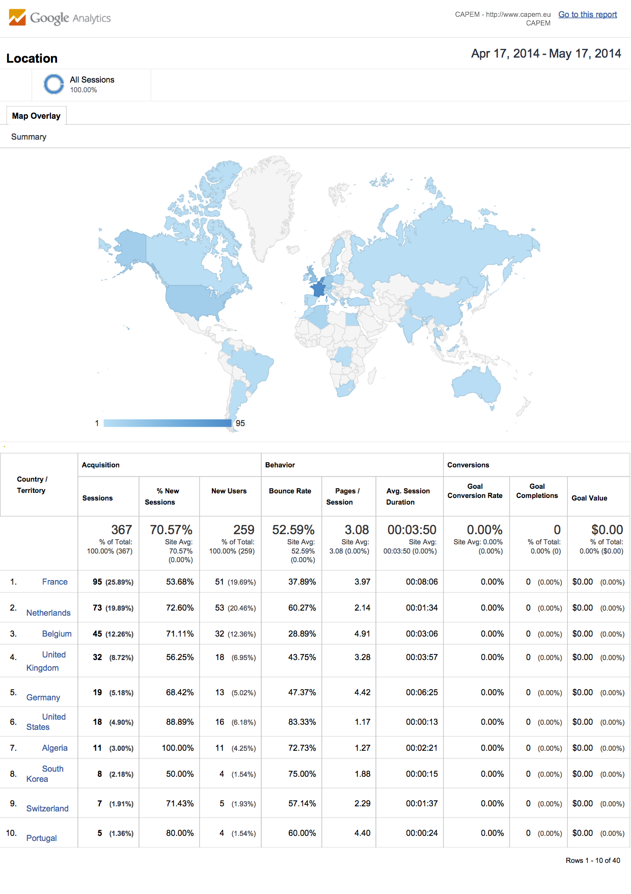 CAPEM Google Analytics Map 20140417 20140517 png