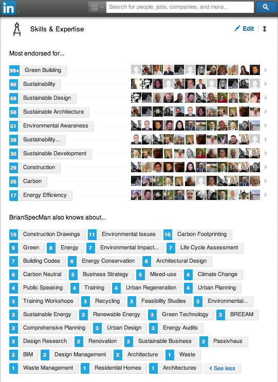 LinkedIn Skills Endorsement png